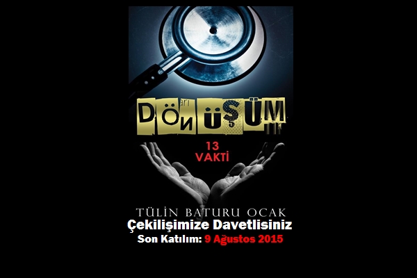 dönüşüm: 13 vakti kitap çekilişi